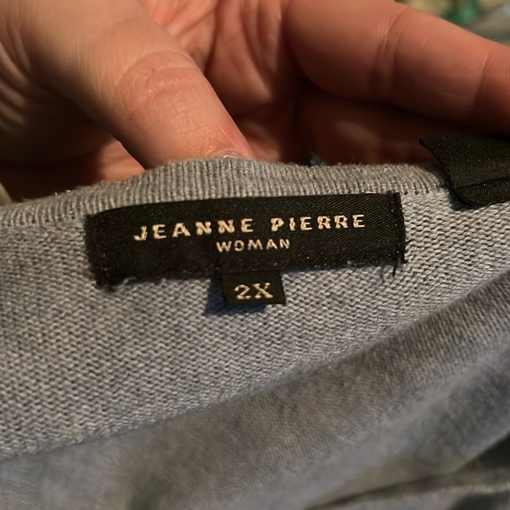 Jeanne Pierre sweater 2X